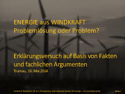 Vortrag DI Beywinkler